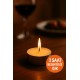 Ev ve Parti Dekorasyonu İ&ccedil;in Tealight Mum &ndash; Loş Işıkta Romantik Ambiyans, 3 Saat Yanma S&uuml;resi