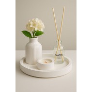 Beyaz Özel Tasarım Mumluk Pinterest Vazo Aksesuar Seti Dekoratif Ürün(çiçek dahıl degıl) Beyaz Özel Tasarım Mumluk Pinterest Vazo Aksesuar Seti Dekoratif Ürün(çiçek dahıl degıl)