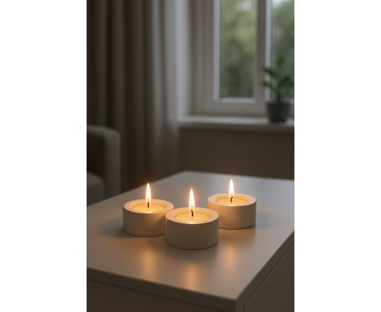 Tealight Mum Dekor Hediyelik Mumluk 1 Adet Tealight Mum Dekor Hediyelik Mumluk 1 Adet