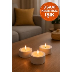 Tealight Mum Dekor Hediyelik Mumluk 1 Adet
