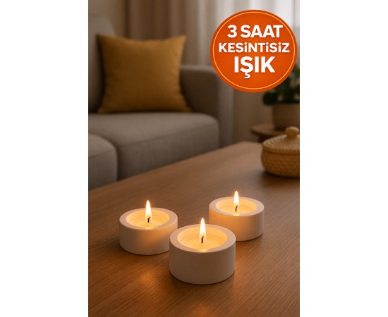Tealight Mum Dekor Hediyelik Mumluk 1 Adet Tealight Mum Dekor Hediyelik Mumluk 1 Adet
