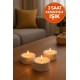 Tealight Mum Dekor Hediyelik Mumluk 1 Adet Tealight Mum Dekor Hediyelik Mumluk 1 Adet