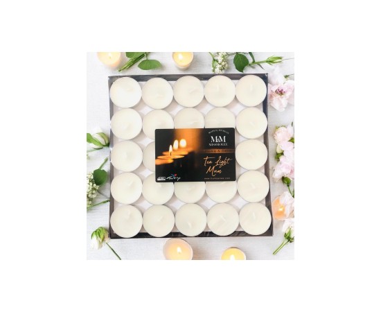 Tealight Mum 50 Adet 4 saat yanma s&uuml;resi