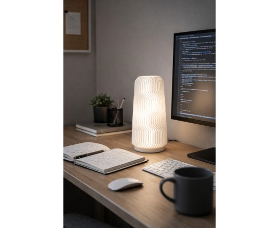 Minimal LED Masa Lambası &ndash; Modern Abajur | Komodin & Gen&ccedil; Odası