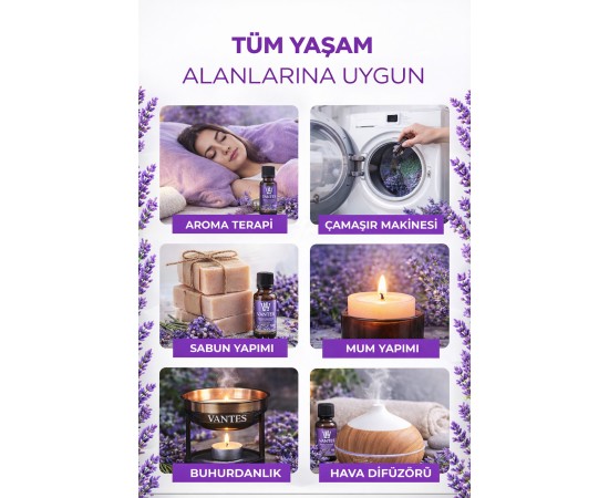 Lavanta Esansiyel Uçucu Koku Yağı Buhurdanlık Yağı Difüzör Esansı Hobi Esans Ortam Oda Kokusu 10ml Lavanta Esansiyel Uçucu Koku Yağı Buhurdanlık Yağı Difüzör Esansı Hobi Esans Ortam Oda Kokusu 10ml