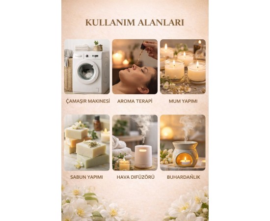 Yasemin Esansiyel Uçucu Koku Yağı Buhurdanlık Yağı Difüzör Esansı Hobi Esans Ortam Oda Kokusu 10ml Yasemin Esansiyel Uçucu Koku Yağı Buhurdanlık Yağı Difüzör Esansı Hobi Esans Ortam Oda Kokusu 10ml